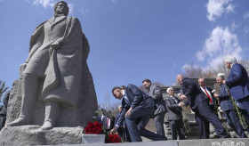 Состоялось торжественное открытие памятника А. Пушкину в Армении