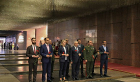 Ambassador V. Harutyunyan honored the memory of those killed in the Great Patriotic War