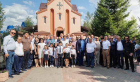 Делегация межпарламентской комиссии по сотрудничеству НС РА и ФС РФ посетила армянскую церковь в Красноярске