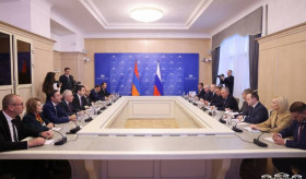 The delegation of Armenia’s National Assembly meets with the speaker of the Russian State Duma