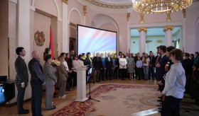 В Посольстве прошла торжественная церемония принятия присяги граждан Республики Армения
