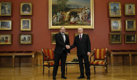 В Санкт-Петербурге состоялась встреча премьер-министра Республики Армения и президента Российской Федерации
