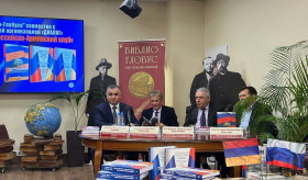 Посол В. Арутюнян принял участие в открытии Российско-Армянского клуба на площадке книжного дома «Библио-Глобус»