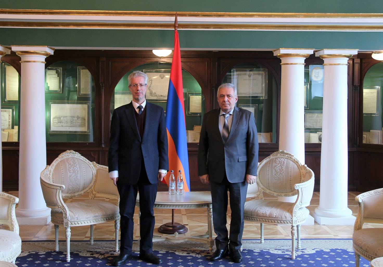 Դեսպան Վ․ Հարությունյանը հանդիպել է ՀՀ-ում Կիպրոսի դեսպան Կ․Յորգալիսի հետ