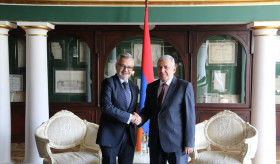 Встреча посла В. Арутюняна с послом Польши в РФ Кшиштофом Краевским