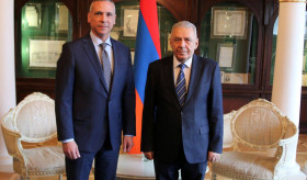 Встреча посла В.Арутюняна с послом Доминиканской Республики в РФ Рамоном Алехандро Ариасом Сарсуэла