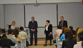 Oleg Yesayan delivered a lecture at the Peoples' Friendship University of Russia