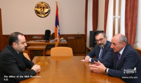 NKR President held a meeting with Armenia’s Ambassador to Russia 