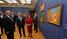 Президенты Армении и России приняли участие в церемонии открытия «Дней культуры Армении в России»
