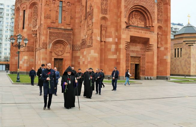 Մոսկվայում հարգանքի տուրք մատուցեցին Հայոց ցեղասպանության զոհերի հիշատակին