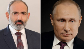 Состоялся телефонный разговор премьер-министра Армении и президента РФ