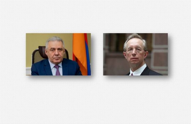 Встреча посла В. Арутюняна и заместителя министра иностранных дел РФ М. Галузина