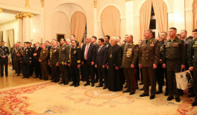 В посольстве состоялся прием по случаю 32-летия формирования Вооруженных сил Армении